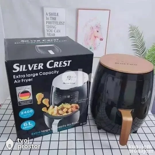 Friteza Silver Crest 6 L Friteze na vruć vazduh Air Fryer — fotografija 5 od 7