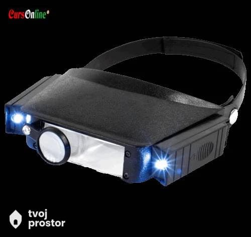 Vizir sa led svetlom sa lupom — mali kućni aparati, Mungosi, Beograd
