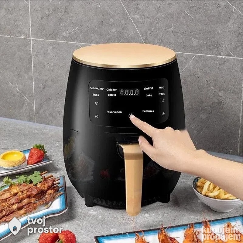 Friteza Silver Crest 6 L Friteze na vruć vazduh Air Fryer — fotografija 4 od 7