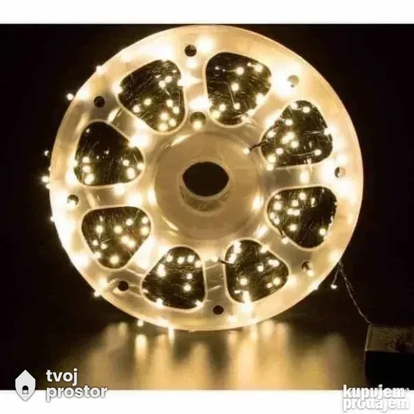 Svetleće lampice RGB kotur - 200m šarene — fotografija 2 od 4