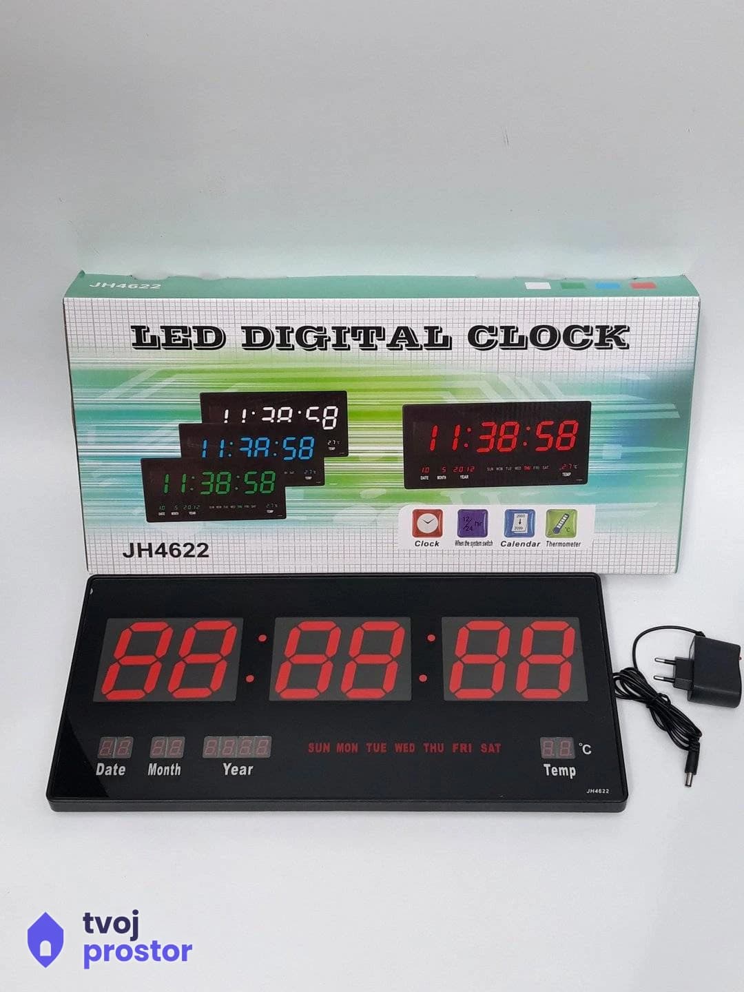 Digitalni sat Led — zidni satovi, Mungosi, Beograd
