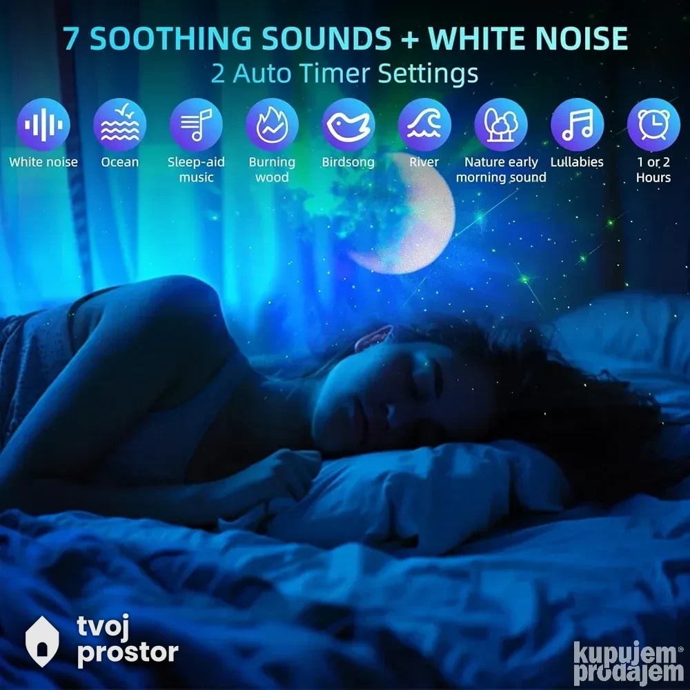 Astronaut projektor sa Bluetooth Zvučnikom — fotografija 4 od 5