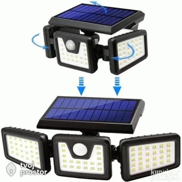 Ulicna solarna lampa za dvoriste — fotografija 2 od 5