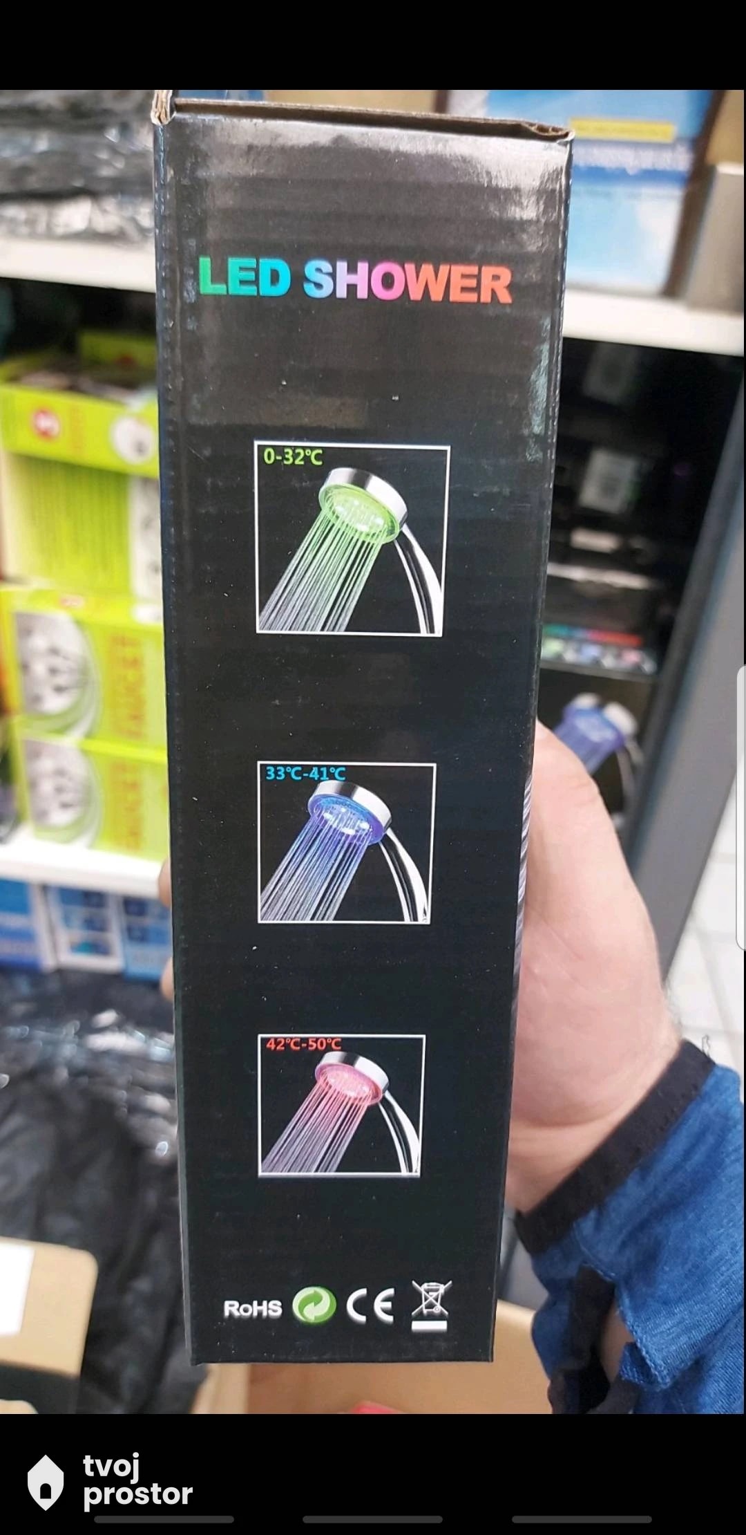 Led tuš sa 7 svetla u boji — fotografija 4 od 6